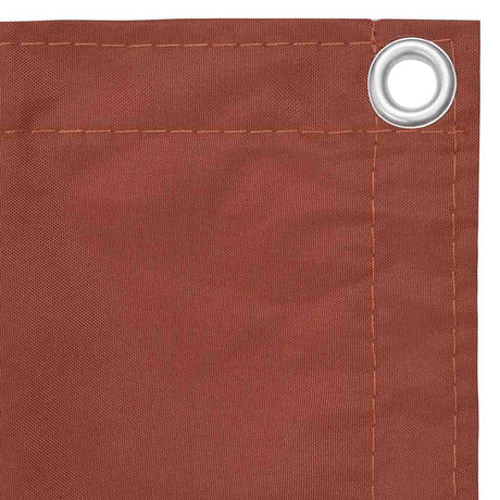 Vidaxl Balkon Bildschirm 120x600 cm Oxford Fabric Terrakotta