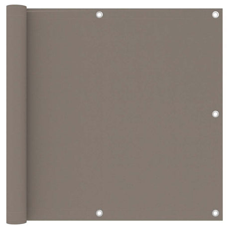 Vidaxl Balkon Bildschirm 90x300 cm Oxford Stofftaupe