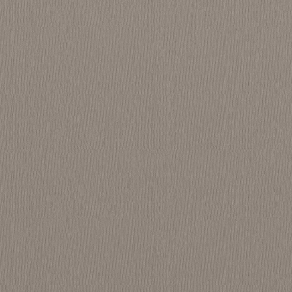 Vidaxl Balkon Bildschirm 90x600 cm Oxford Stofftaupe