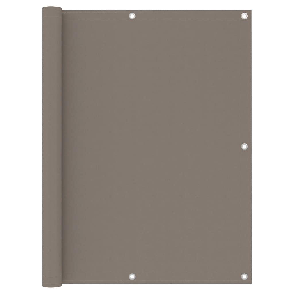 Vidaxl Balkon Bildschirm 120x300 cm Oxford Stofftaupe