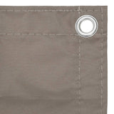 Vidaxl Balkon Bildschirm 120x300 cm Oxford Stofftaupe