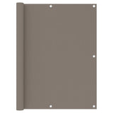 Vidaxl Balkon Bildschirm 120x400 cm Oxford Stofftaupe