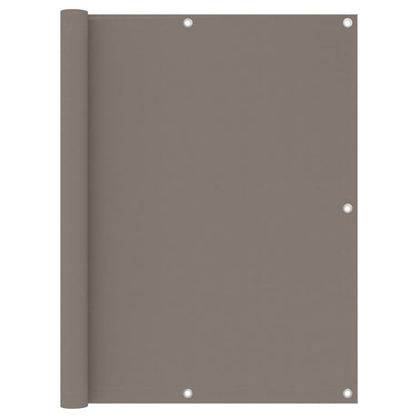 Vidaxl Balkon Bildschirm 120x400 cm Oxford Stofftaupe