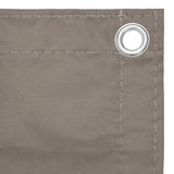 Vidaxl Balkon Bildschirm 120x400 cm Oxford Stofftaupe
