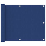 Vidaxl Balkon Bildschirm 75x300 cm Oxford Stoff blau