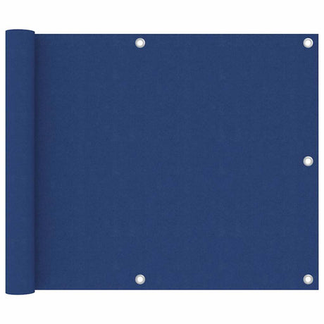 Vidaxl Balkon Bildschirm 75x300 cm Oxford Stoff blau