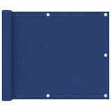 Vidaxl Balkon Bildschirm 75x500 cm Oxford Stoff blau