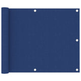 Vidaxl Balkon Bildschirm 75x600 cm Oxford Stoff blau