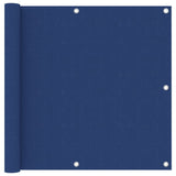 Vidaxl Balkon Bildschirm 90x400 cm Oxford Stoff blau