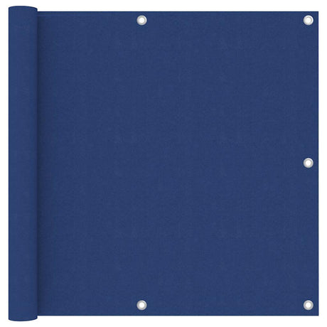 Vidaxl Balkon Bildschirm 90x500 cm Oxford Stoff blau