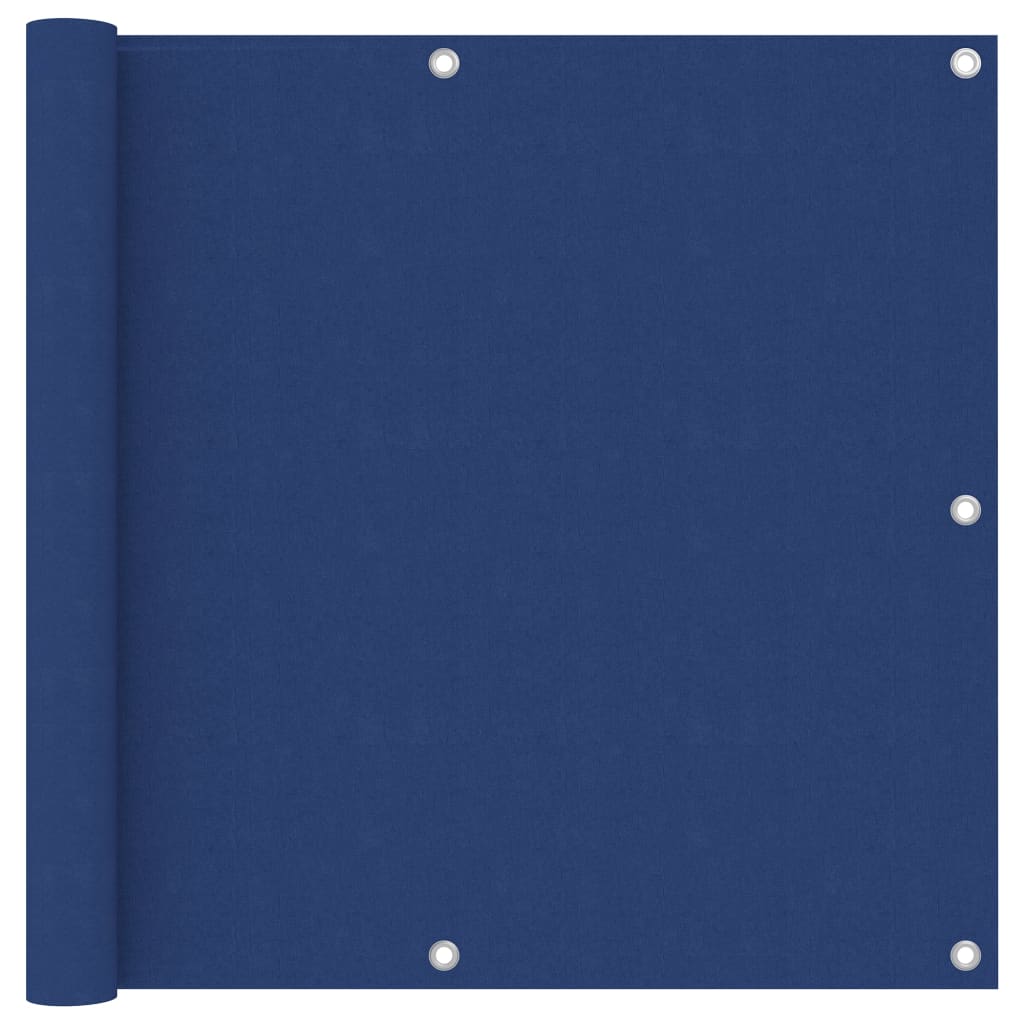 Vidaxl Balkon Bildschirm 90x500 cm Oxford Stoff blau