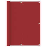 Vidaxl Balkon Bildschirm 120x400 cm Oxford Stoff rot
