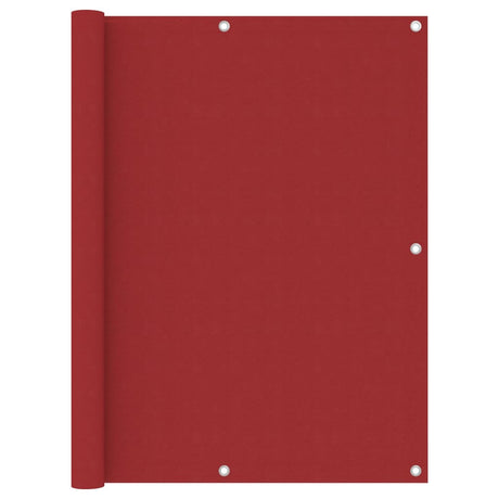 Vidaxl Balkon Bildschirm 120x500 cm Oxford Stoff rot