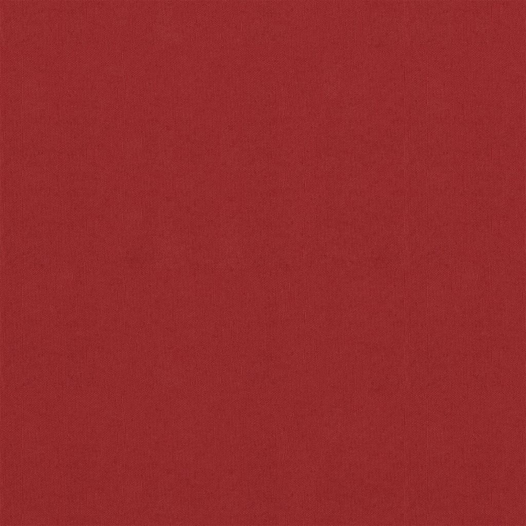 Vidaxl Balkon Bildschirm 120x500 cm Oxford Stoff rot
