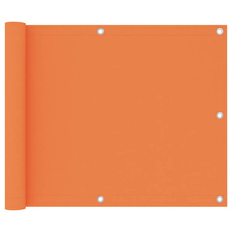 Vidaxl Balkon Bildschirm 75x300 cm Oxford Fabric Orange