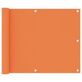 Vidaxl Balkon Bildschirm 75x500 cm Oxford Fabric Orange