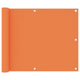 Vidaxl Balkon Bildschirm 75x600 cm Oxford Fabric Orange