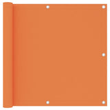 Vidaxl Balkon Bildschirm 90x300 cm Oxford Fabric Orange
