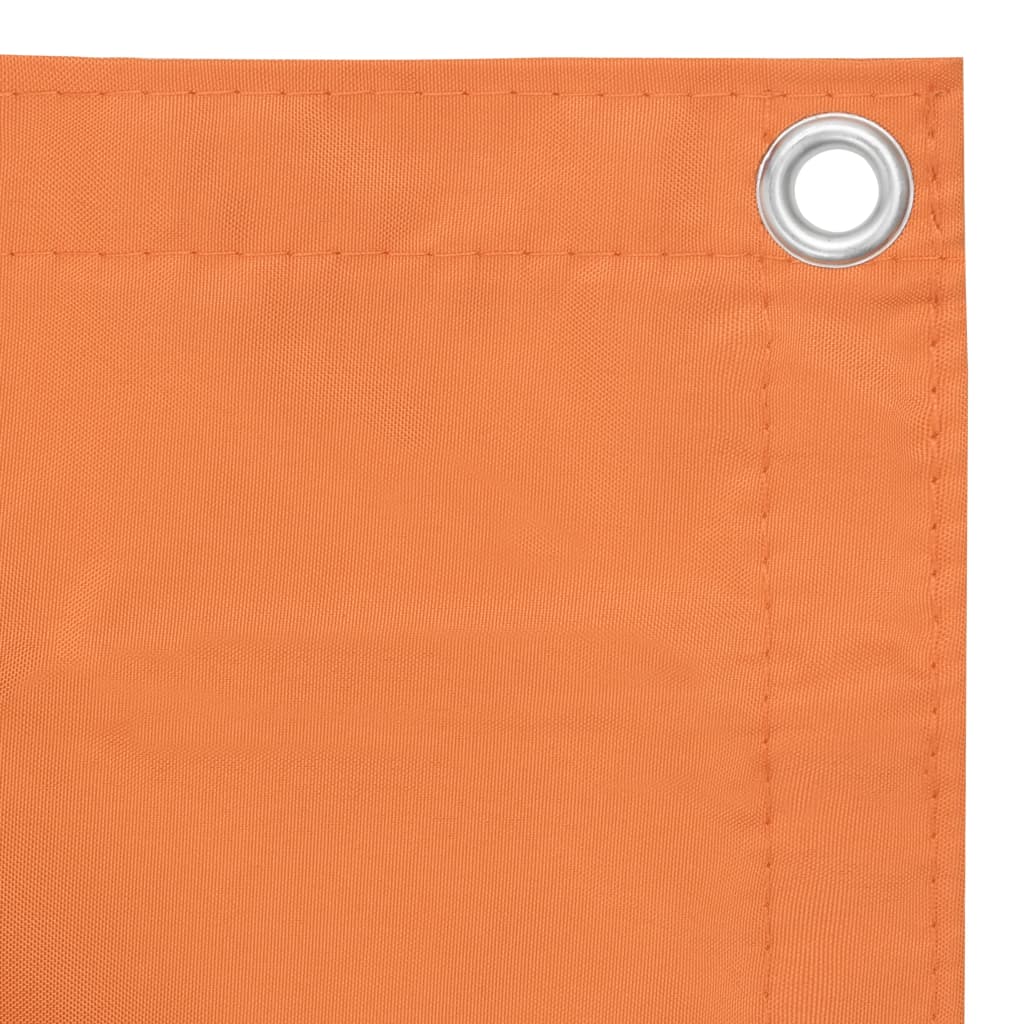 Vidaxl balkonscherm 90x600 cm oxford stof oranje