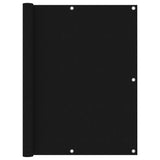 Vidaxl Balkon Bildschirm 120x300 cm Oxford Stoff schwarz