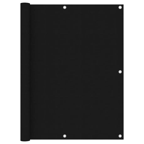 Vidaxl Balkon Bildschirm 120x600 cm Oxford Stoff schwarz