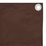 Vidaxl Balkon Bildschirm 90x400 cm Oxford Stoff braun