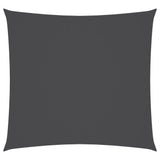 Vidaxl Sunchade Square 4x4 M Oxford Stoffanthrazit -geläutet