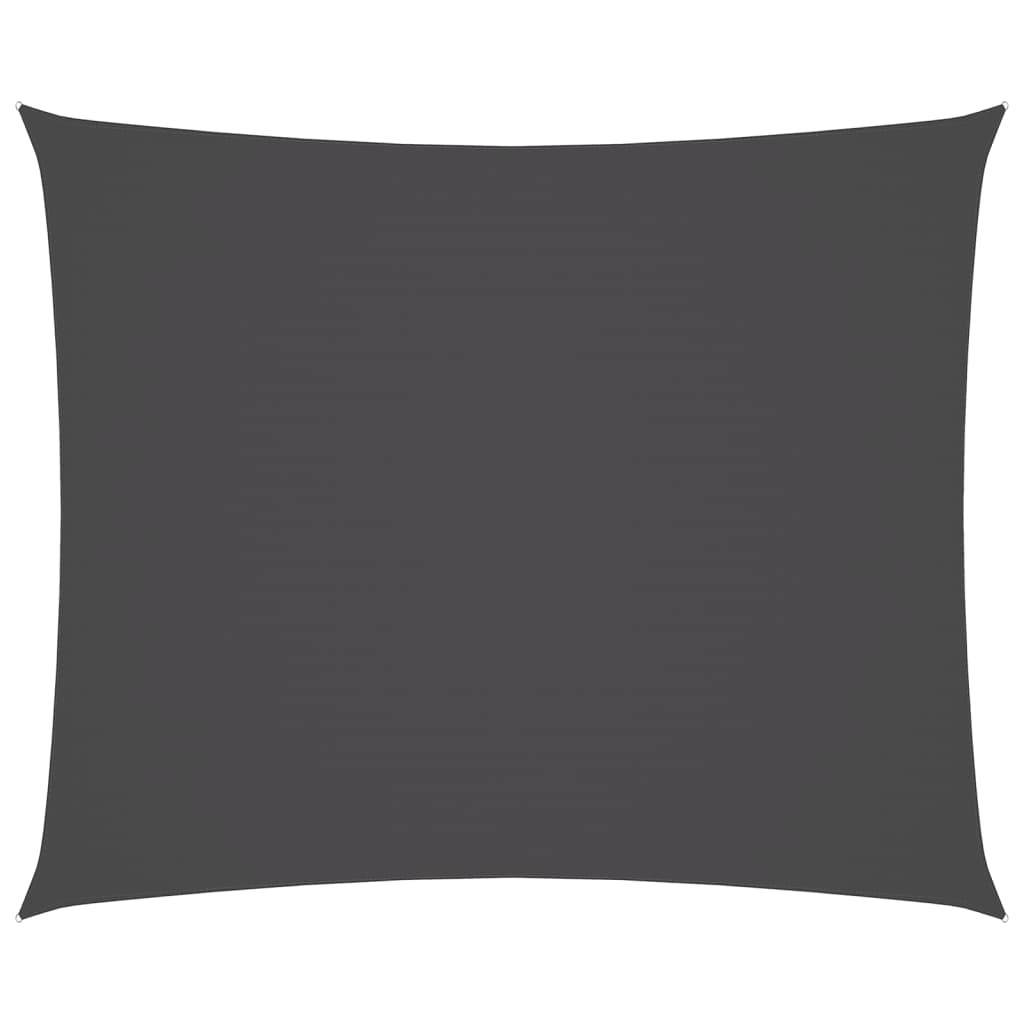 VIDAXL Sunshade Rechteckige 2x3 M Oxford -Stoffanthrazit -geläutet