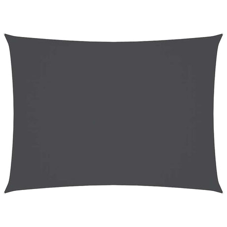 VIDAXL Sunshade Rechteck 2,5 x 4 M Oxford -Stoff -Anthrazit -gelenkt