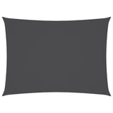 VIDAXL Sunshade Rechteck 3x4,5 M Oxford Stoffanthrazit -gelenkt
