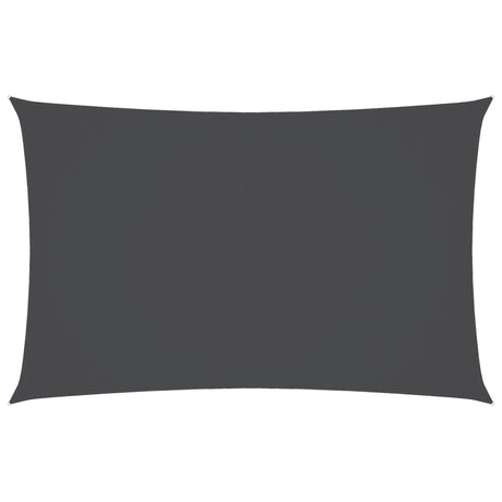 VIDAXL Sunshade Rechteck 3x6 M Oxford Stoffanthrazit -geläutet