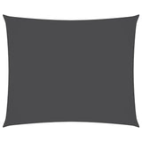 VIDAXL Sunshade Rechteckige 4x5 M Oxford -Stoffanthrazit -geläutet