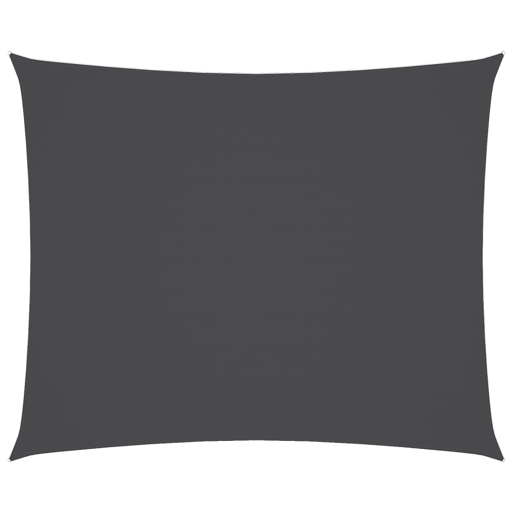 Vidaxl Sonnenschatten Rechteckig 5x6 M Oxford Stoffanthrazit -gelenkt