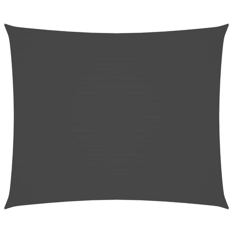 VIDAXL Sunshade Rechteckige 6x7 M Oxford -Stoffanthrazit -gelenkt