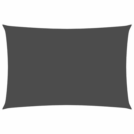 VIDAXL Sunshade Rechteckige 6x8 M Oxford -Stoffanthrazit -geläutet