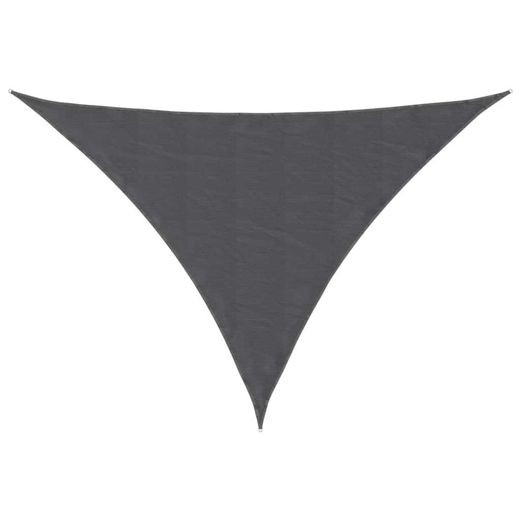 Vidaxl Sunshade Triangular 4x5x5 M Oxford Stoffanthrazit -gelöscht