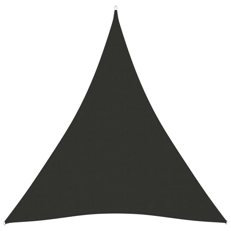Vidaxl Sunshade Triangular 4x5x5 M Oxford Stoffanthrazit -gelöscht