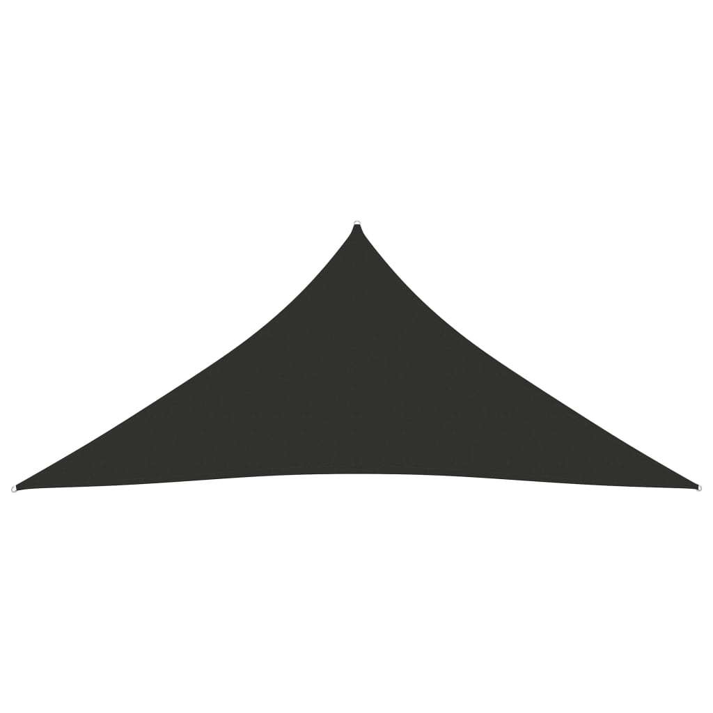 Vidaxl Sunshade Triangular 4x5x5 M Oxford Stoffanthrazit -gelöscht