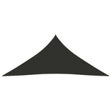 Vidaxl Sunshade Triangular 4x5x5 M Oxford Stoffanthrazit -gelöscht