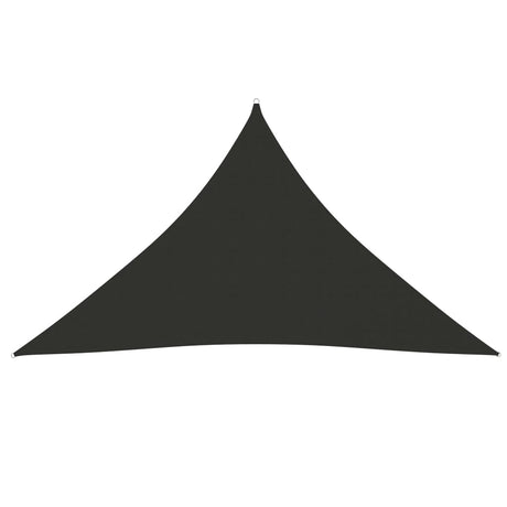 Vidaxl Sunshade Triangular 5x5x6 M Oxford Stoffanthrazit -gelöscht