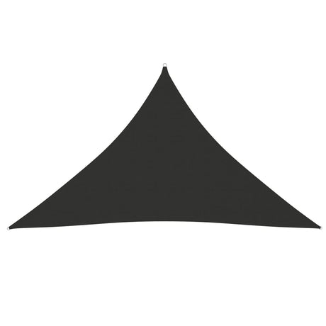 Vidaxl Sunshade Triangular 5x5x6 M Oxford Stoffanthrazit -gelöscht