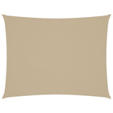 VIDAXL Sunshade Rechteck 2x3 M Oxford Stoff Beige