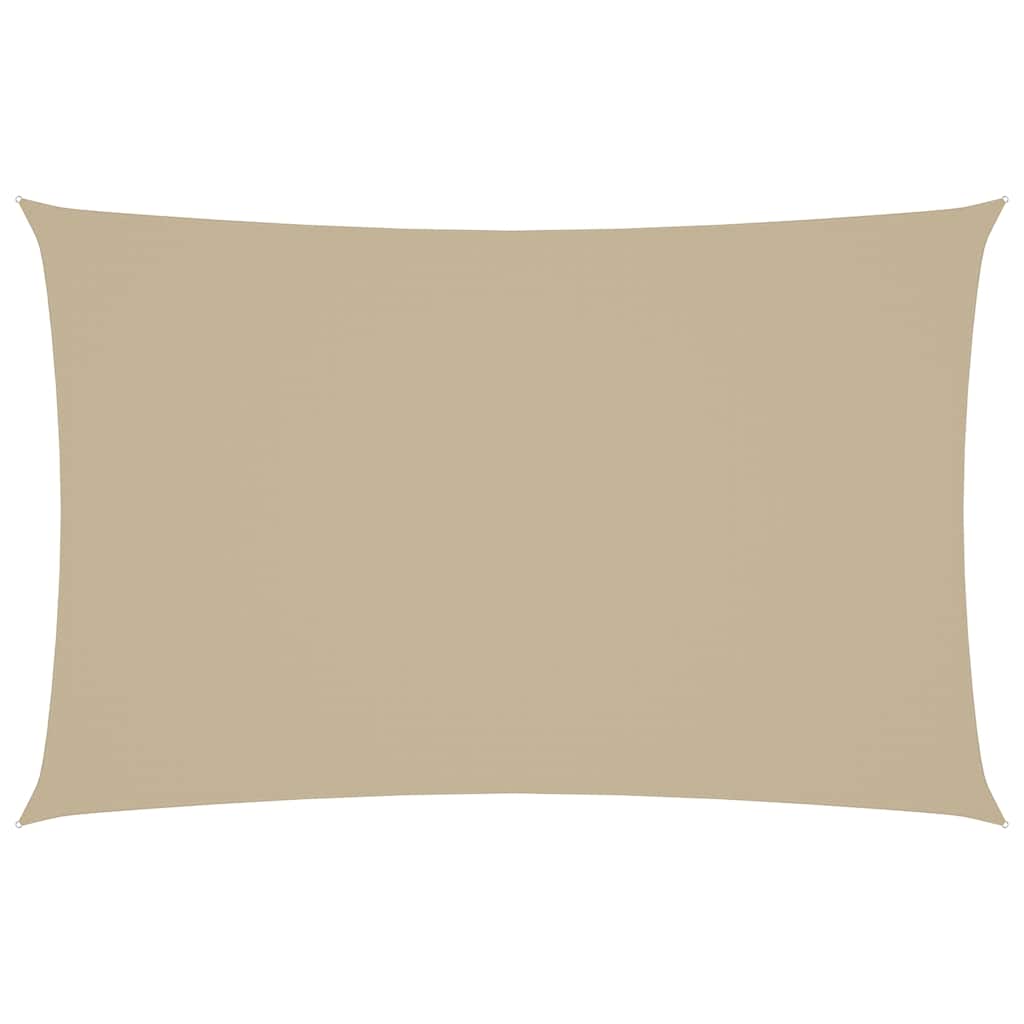VIDAXL Sunshade Rechteck 2x5 M Oxford Stoff Beige