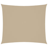 VIDAXL Sunshade Rechteck 2,5 x 3 M. Oxford Stoff Beige