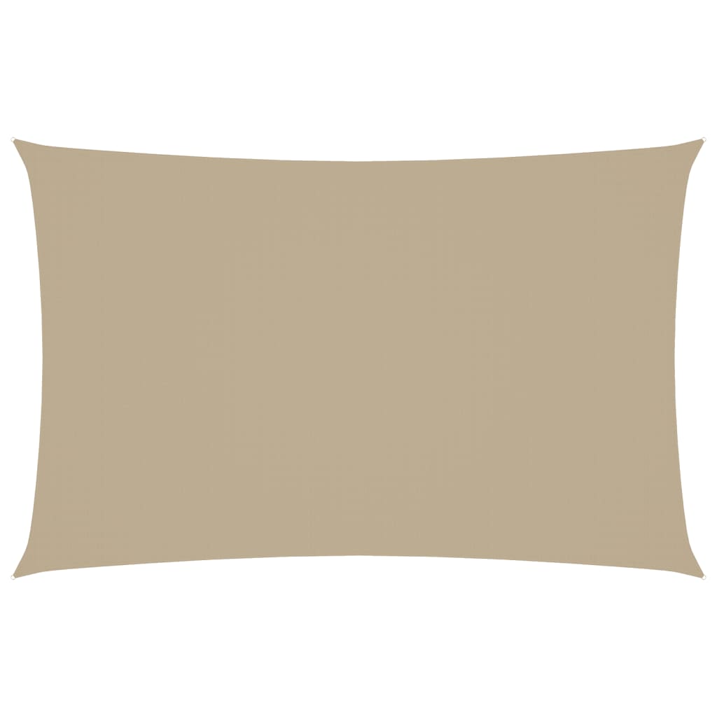 VIDAXL SUNSHATE RETTANGULUR 2,5 x 5 M. Oxford Stoff Beige