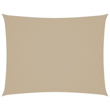 VIDAXL Sunshade Rechteck 3x4 M Oxford Stoff Beige