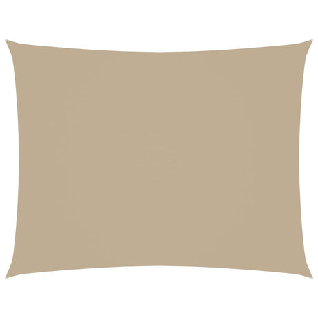 VIDAXL Sunshade Rechteck 3,5 x 4,5 M Oxford Stoff Beige