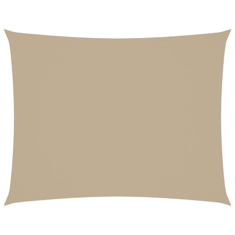 VIDAXL Sunshade Rechteck 3,5 x 4,5 M Oxford Stoff Beige