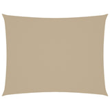 VIDAXL Sunshade Rechteckige 4x5 M Oxford Stoff Beige