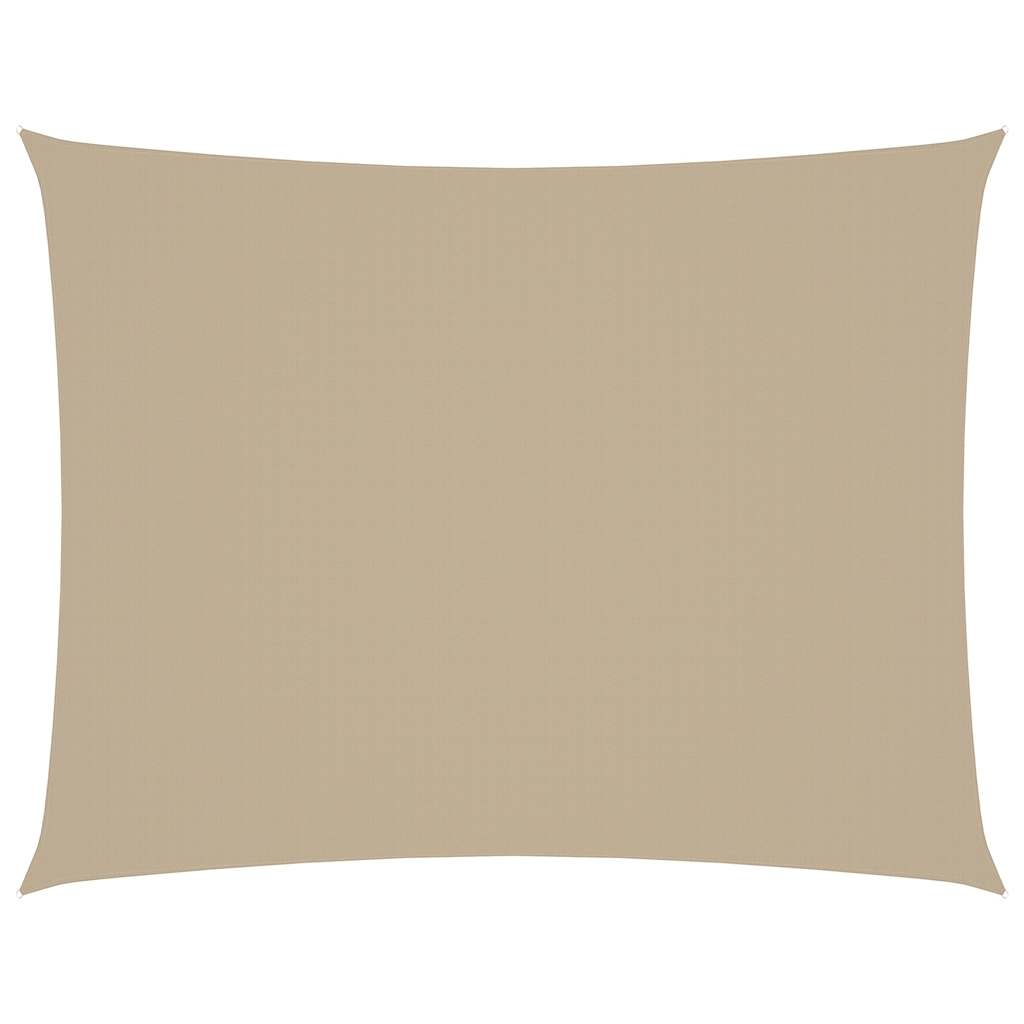 Vidaxl zonnescherm rechthoekig 5x6 m oxford stof beige